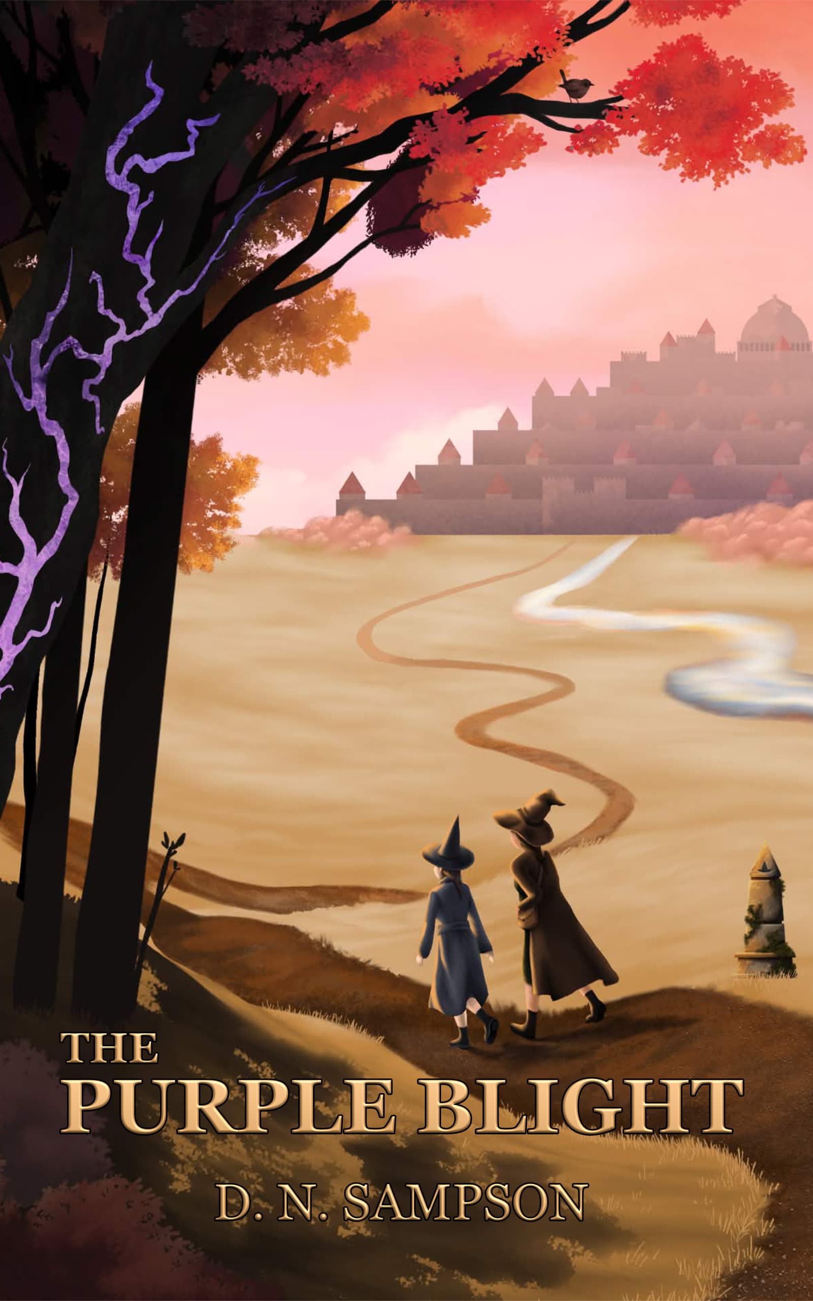 Cover of The Purple Blight: Book 1 — Arrival, by D.N. Sampson